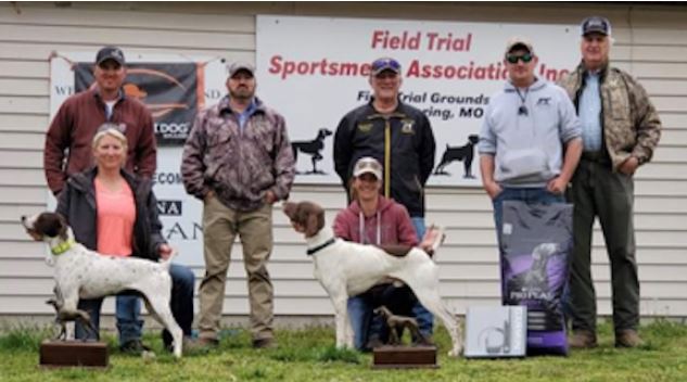 NGSPA Open Shooting Dog Championship Winners